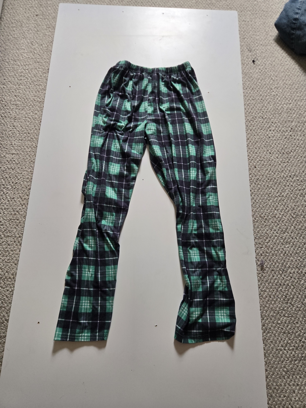Men's Plaid Green Pajama Pants